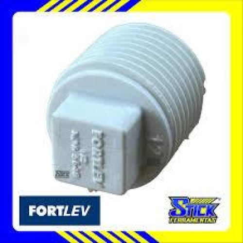 PLUG ROSCA 3/4 25MM FORTLEV - UNI