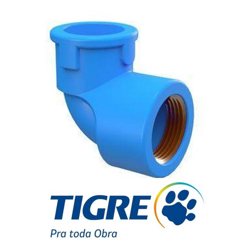 JOELHO 90 SOLD BUCHA LT AZ 25MMX3/4 - UNI