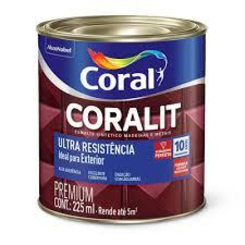 CORALIT ULTRA RESISTENCIA ALTO BRILHO 225ML CORES CORAL - UNI