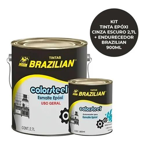 KIT EPOX CINZA ESCURO C ENDURECEDOR - KIT