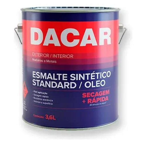 ESMALTE SINTETICO BRANCO 3,6 LTS DACAR - UNI