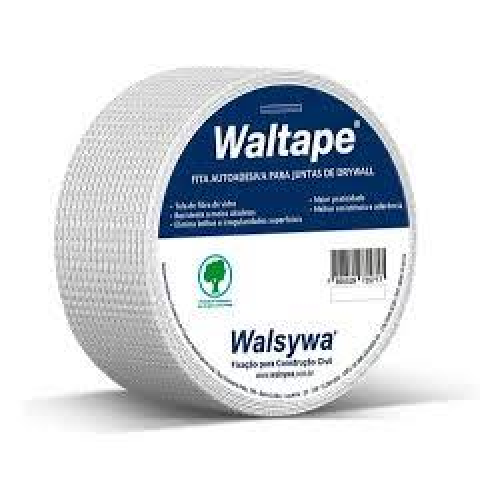 FITA TELADA DRYWALL WALTAPE 45M X 48MM - WALSYWA - UNI