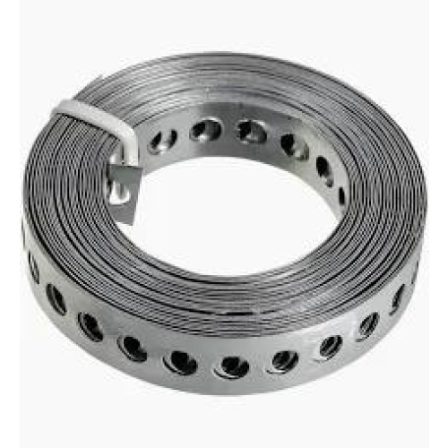 FITA DE ACO PERFURADA 19MM X 30 METROS X 0,40MM - UNI