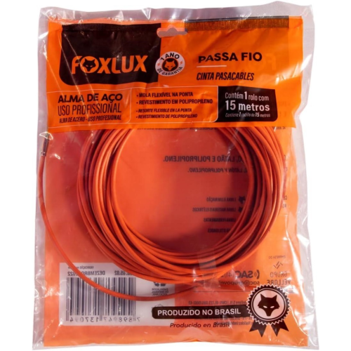 Passa Fio 15m com Alma de Aço - Foxlux