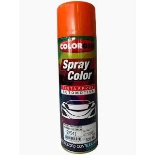 Spray Automotivo Laranja 300ml Colorgin Sherwin-Williams - Tinta Spray com Acabamento Brilhante e Secagem Rápida