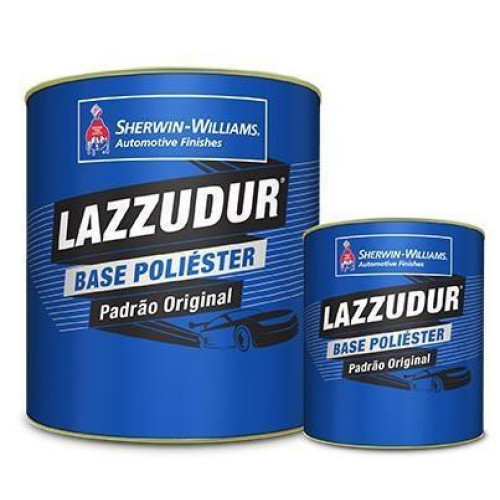 Base Poliéster Lazzudur Branco Ártico IV Liso 900ml Sherwin-Williams - Tinta Automotiva para Retoques e Pintura Geral