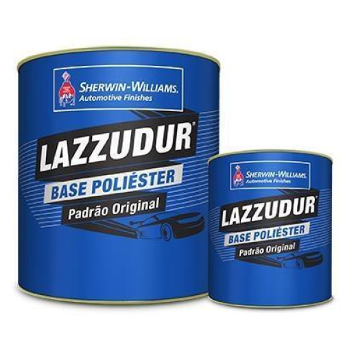 Base Poliéster Lazzudur Cinza Camburi Perolizado SW 900ml - Tinta Automotiva para Retoques e Pintura Geral