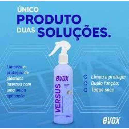 EVOX VERSUS LIMPADOR E PROTETOR DE PLASTICO INTERNOS 500ML - UNI