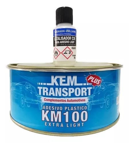 MASSA PLASTICA KM100 LIGHT COM CATALISADOR 500 GR - 495G
