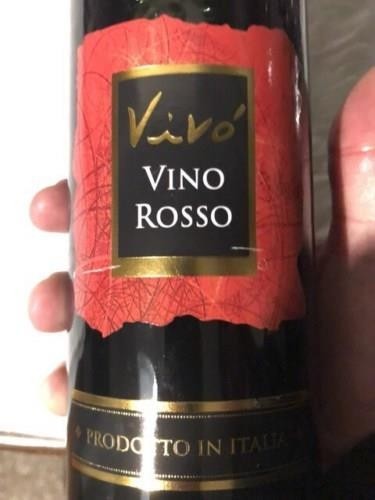 VINHO VIVO VINO ROSSO SECO 750ML ITALIA - UNI