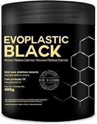 EVOX EVOPLASTIC BLACK RENOVA PLASTICOS EXTERNOS ESCURO 400G - UNI