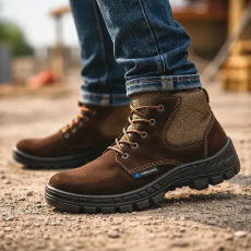 BOTA NOBUCK BOTINA DE SEGURANCA COTURNO MARLUVAS - UNI