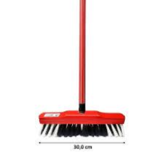 VASSOURA PELO SINTETICO CERLON MADEIRA 30CM C/ CABO - UNI