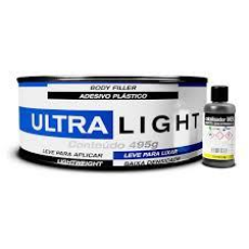 Massa Plástica Ultra Light 495g Maxi Rubber - Adesivo de Baixa Densidade para Reparos Automotivos