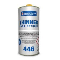 Thinner 446 para Retoque Sherwin-Williams 900ml - Solvente Profissional para Esfumado e Correção de Emendas