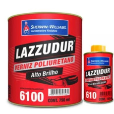 KIT VERNIZ 6100 COM ENDUREDEDOR 0,9 LTS LAZZURIL