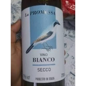 VINHO LA PROMESSA BIANCO SECCO 750ML ITALIA - UNI