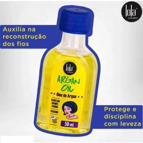 OLEO CAPILAR ARGAN OIL 50ML LOLA COSMETICS - UNI