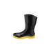 BOTA PVC MARLUVAS PRETA SOLADO AMARELA VULCAFLEX - UNI