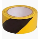 FITA DEMARCACAO PVC 30 METROS - PRETO E AMARELO - UNI
