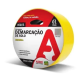 FITA DEMARCACAO SOLO AMARE 50X15 - UNI