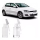 TAPA RISCO BRANCO PURO VW LC9A - UNI